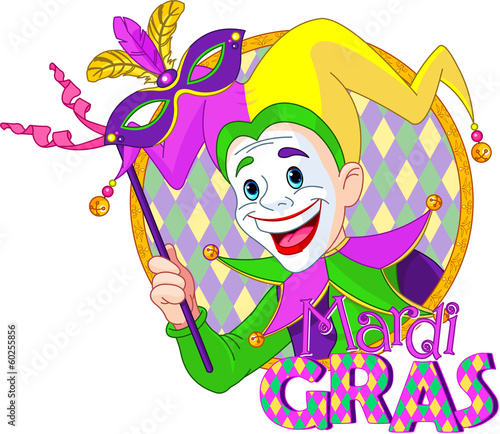 Mardi Gras jester