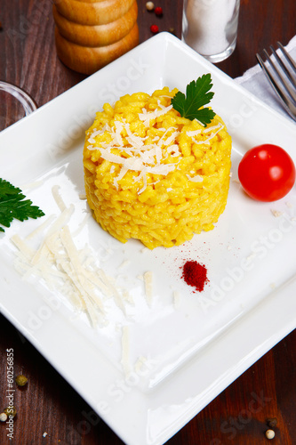 risotto with saffron -risotto alla milanese-