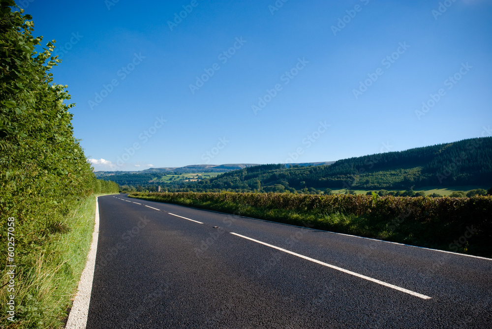 Fototapeta premium Open road and highway