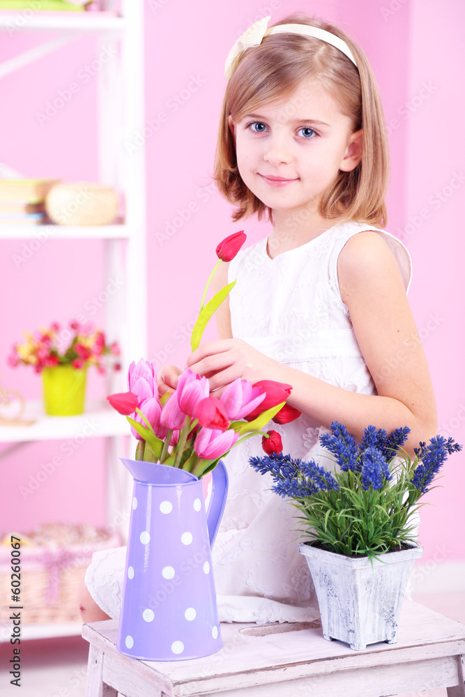 Little girl sitting Little girl sitting