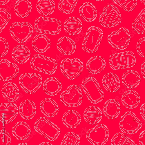Valentine's Chocolate Background
