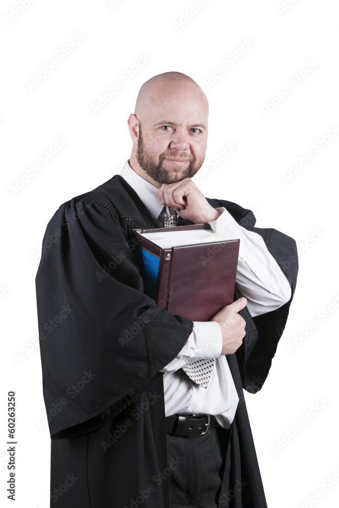 male attorney in robe