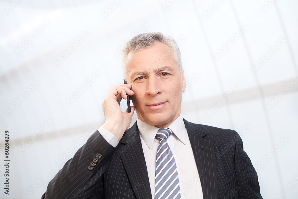 Businessman on the phone. Businessman on the phone.
