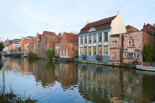 Buildings With Canal In Ghent