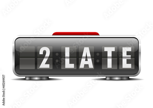 alarm clock 2 late
