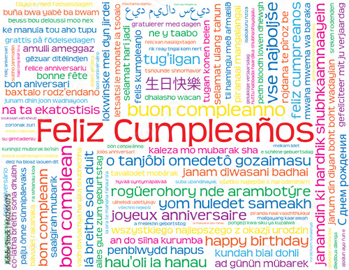 Carta "FELIZ CUMPLEAÑOS" (carta de cumpleaños enhorabuena)
