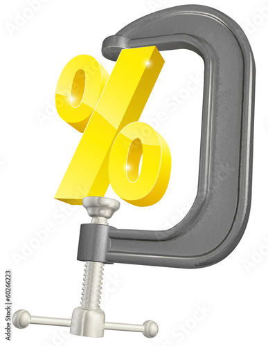 Percentage sign in clamp concept