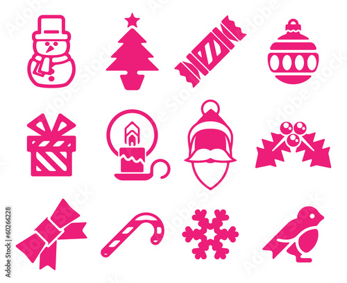 Christmas icon set