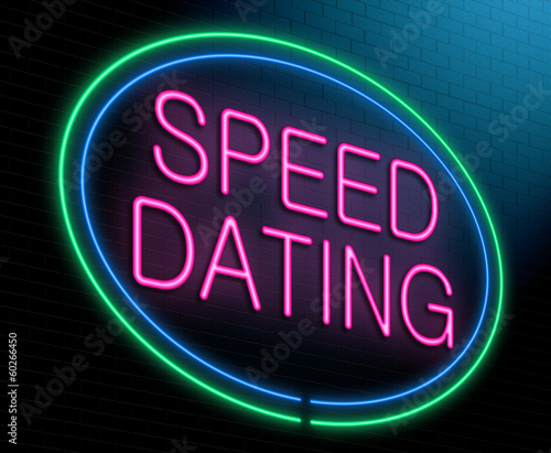 Speed dating concept.