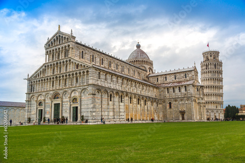 Murais de parede Cathedral and Leaning Tower of Pisa