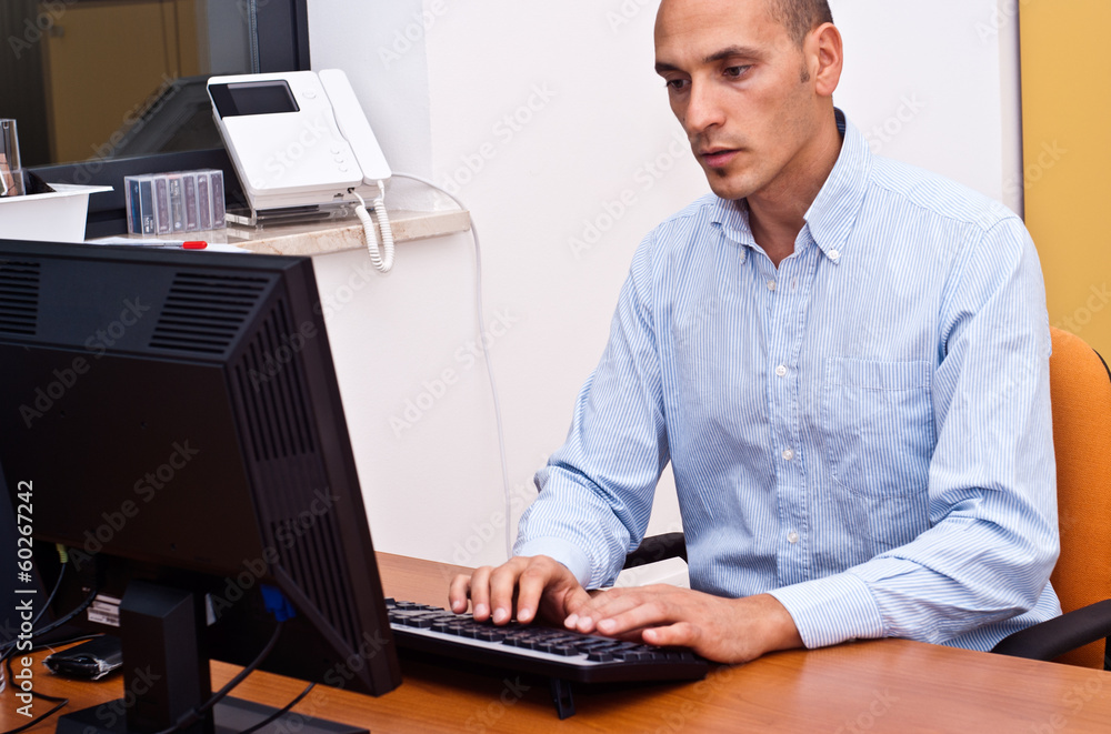businessman in office businessman in office