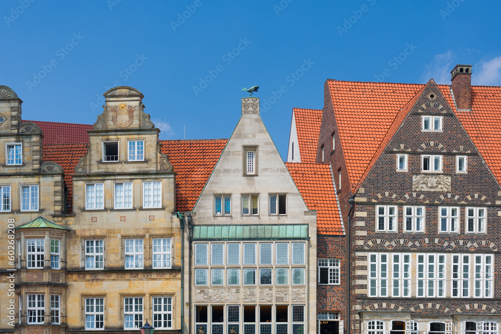 Fototapeta Historical buildings in Bremen