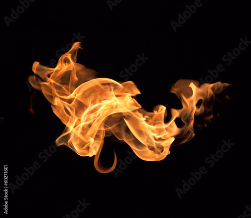 Fire flames background © scenery1