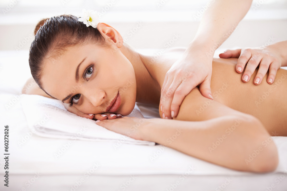 Massage at spa. Massage at spa.