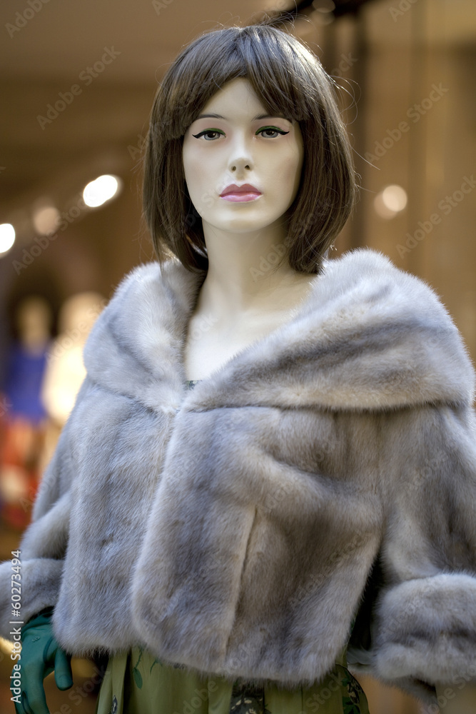 Portrait of female mannequin Portrait of female mannequin