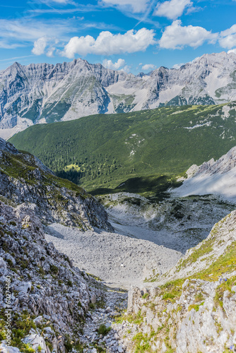 Nordkette mountain in Tyrol, Innsbruck, Austria. photo