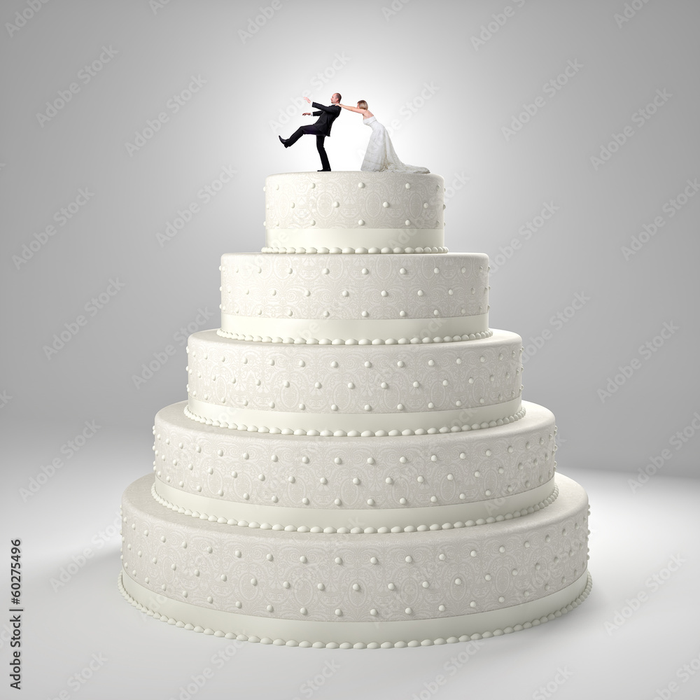 funny wedding cake Stock Photo Adobe Stock