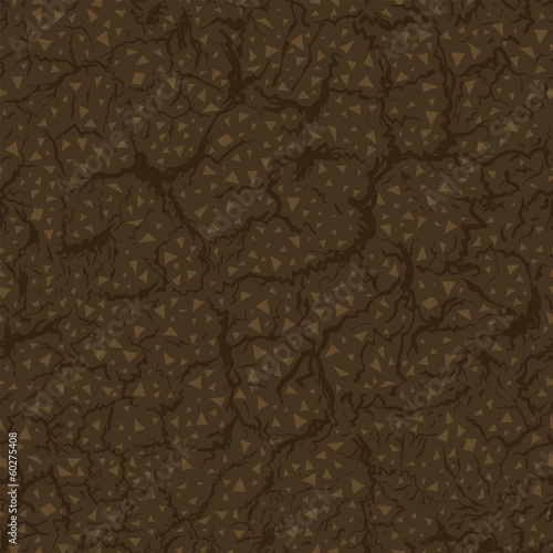 Seamless pattern of ground inside. Vector Illustration