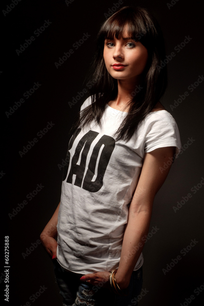 Fototapeta premium fashion shoot of beautiful woman