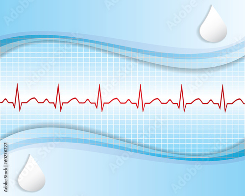 Abstract medical background