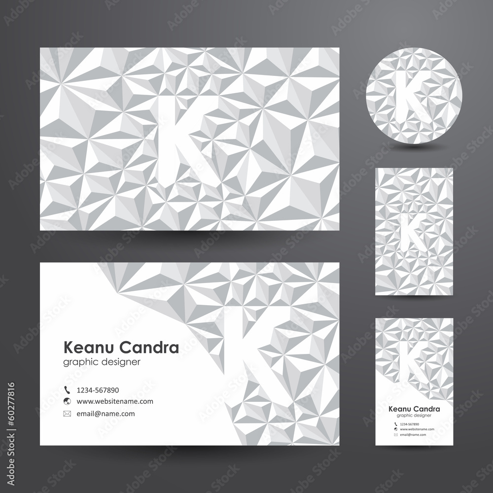 Fototapeta premium Business card template