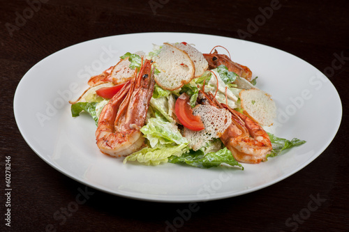 Tasty shrimp salad