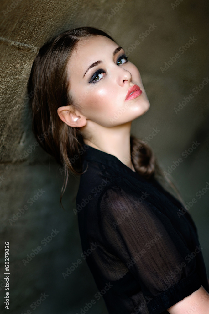 portrait of a beautiful girl glamorous portrait of a beautiful girl glamorous