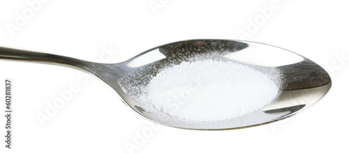 Foto Heroin in spoon isolated on white