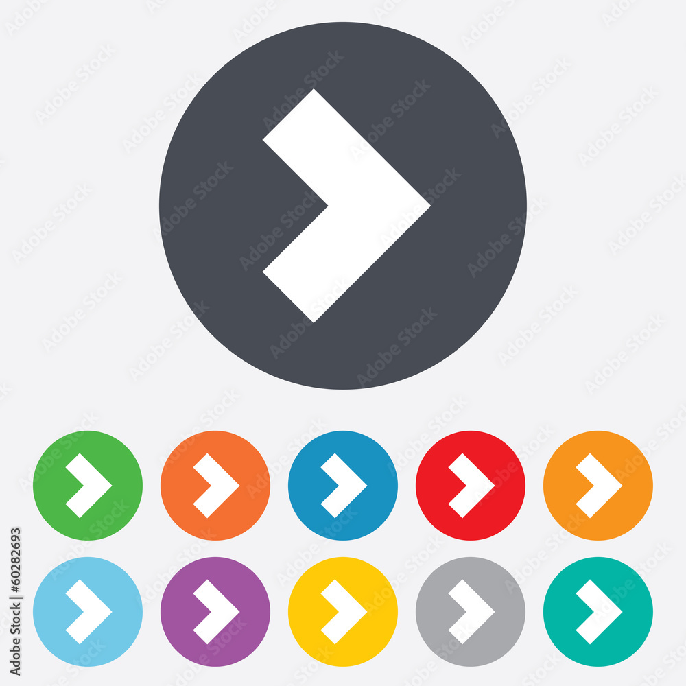 Arrow sign icon. Next button. Navigation symbol Arrow sign icon. Next button. Navigation symbol