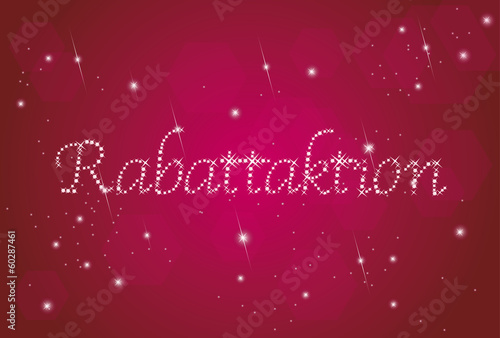 Rabattaktion rot