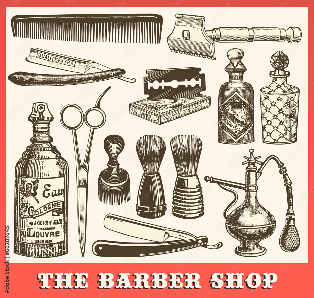 Fototapeta premium The Barber Shop