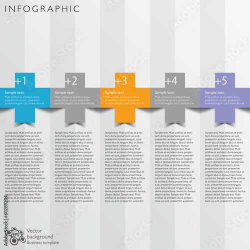 Infographic Vector Background Plus