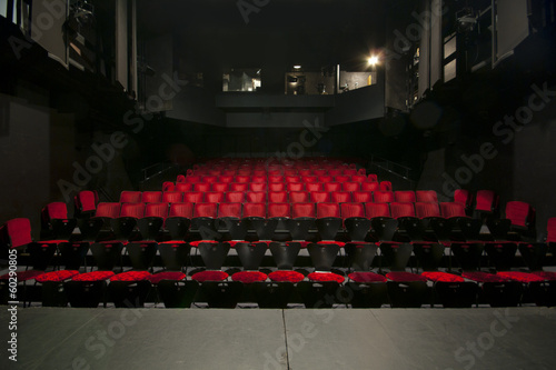 In a theater
