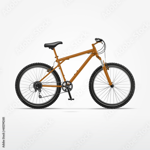 Vector Realistic Isolated Bicycle © Zonda