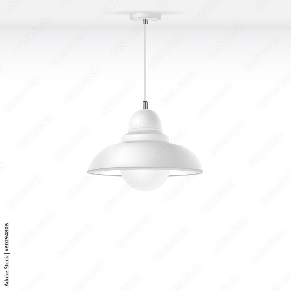 Obraz premium Vector Isolated Lamp