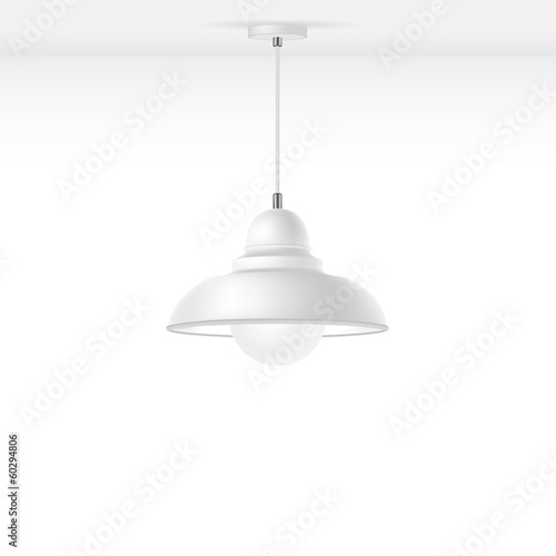 Vector Isolated Lamp