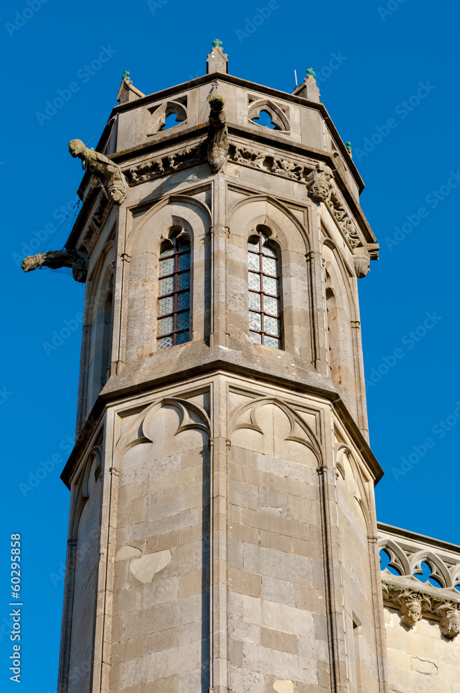 Tower datails from Basilique Saint Nazaire et Saint Celse at Car