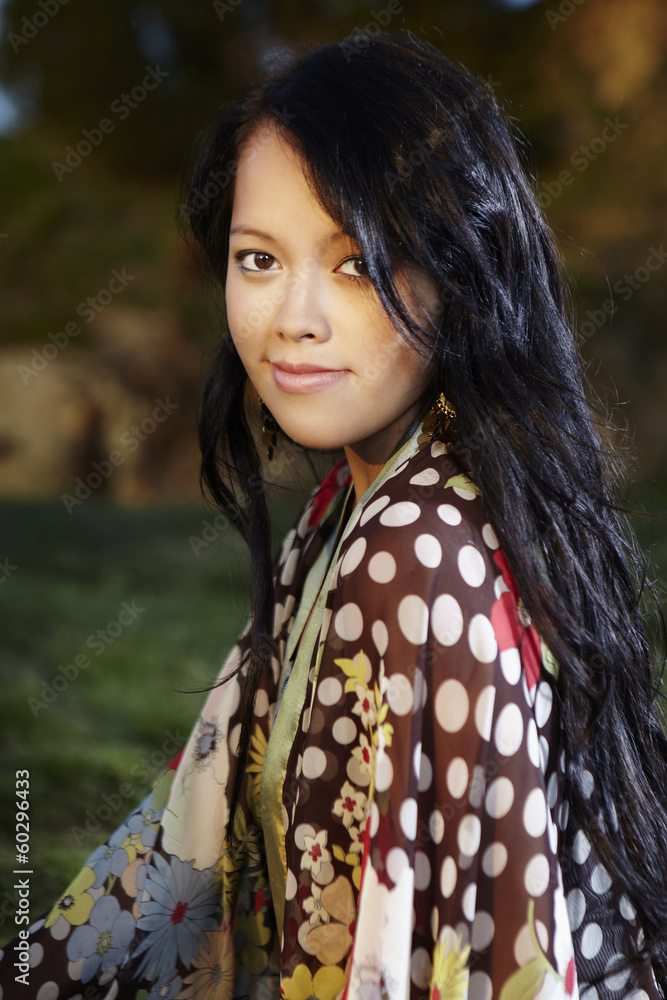 Portrait of young Asian beauty Portrait of young Asian beauty