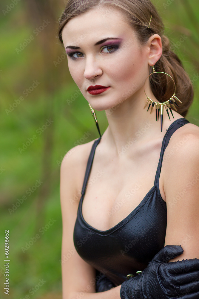 Portrait of a beautiful young woman Portrait of a beautiful young woman