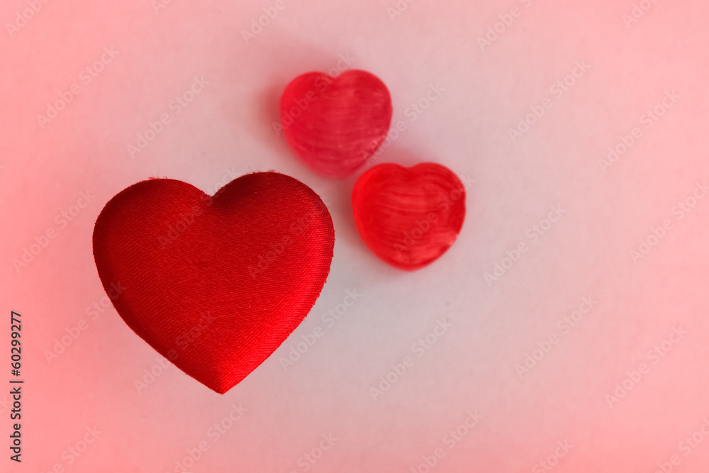 Heart Background, Pink color