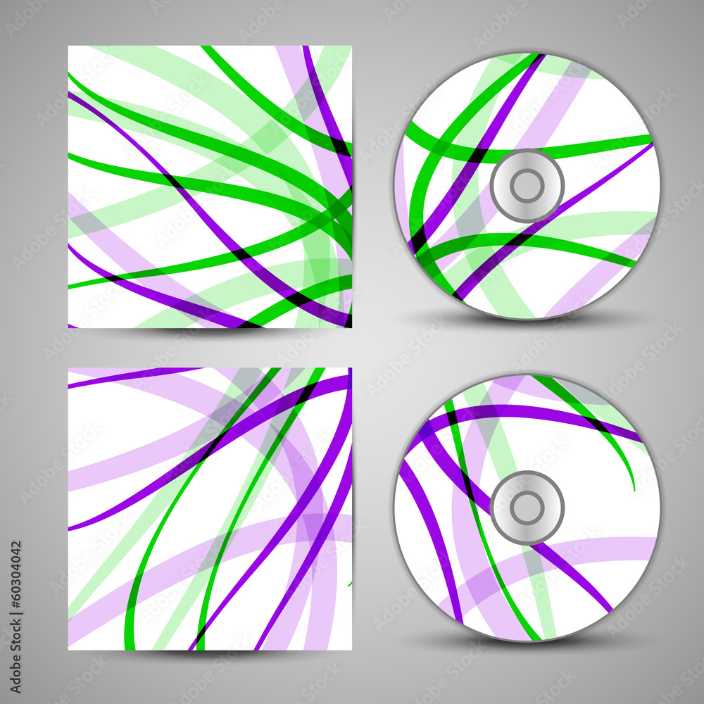 Vector cd cover set for your design, abstract Illustration. Vector cd cover set for your design, abstract Illustration.