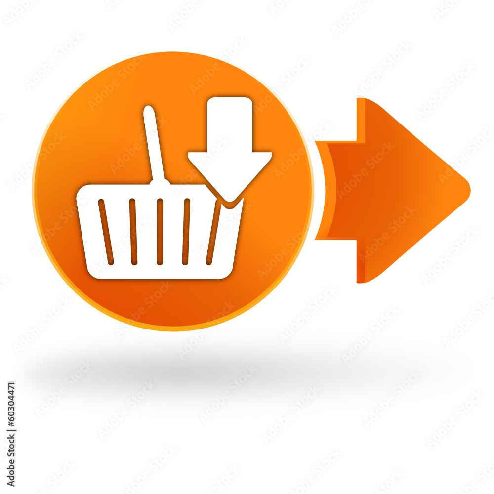 ajouter au panier sur symbole web orange ajouter au panier sur symbole web orange