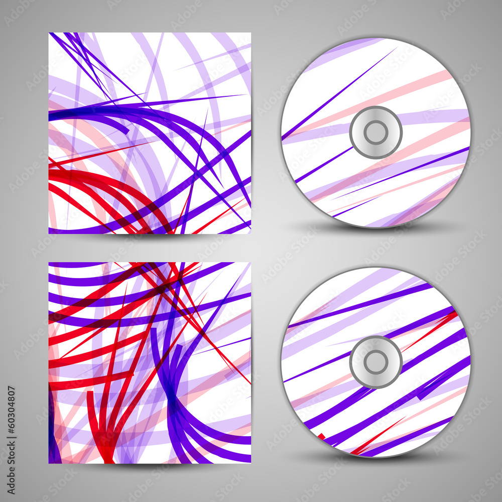 Vector cd cover set for your design, abstract Illustration. Vector cd cover set for your design, abstract Illustration.