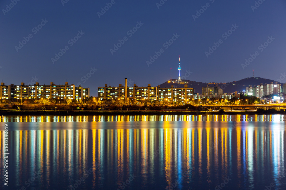 Obraz premium Seoul urban city