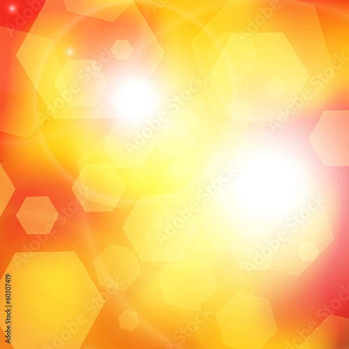 abstract background with orange sun rays © xtremelife