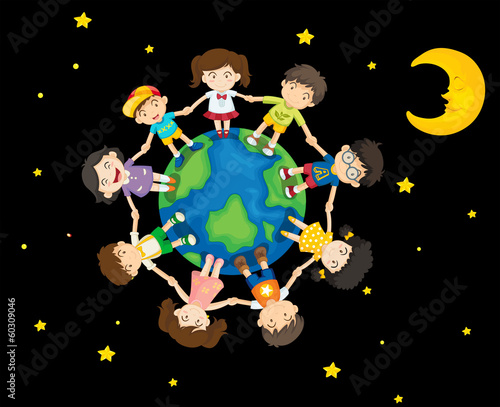 Kids around the Earth