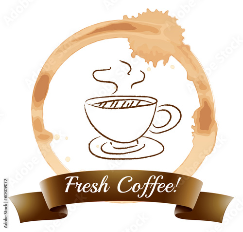 A fresh coffee