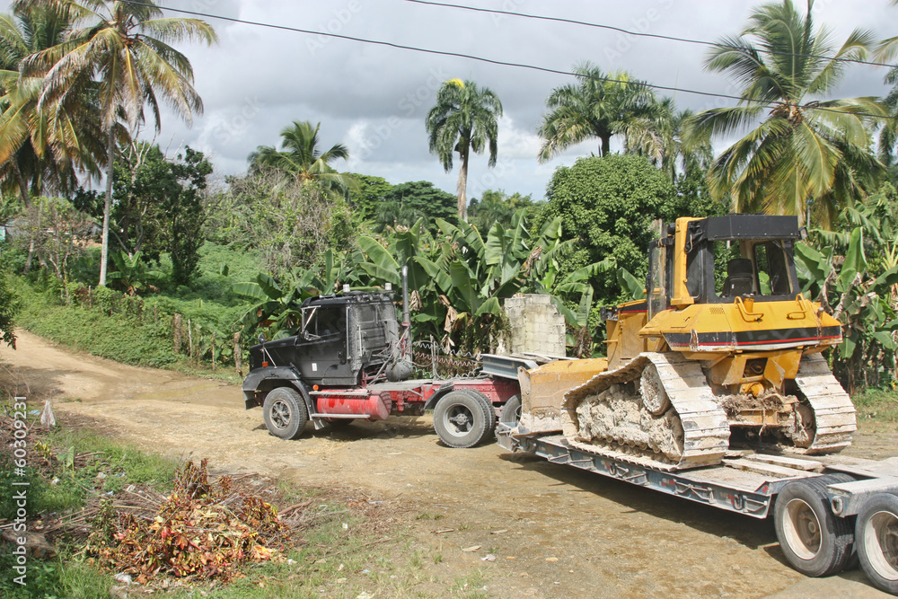 Transportation bulldozer
