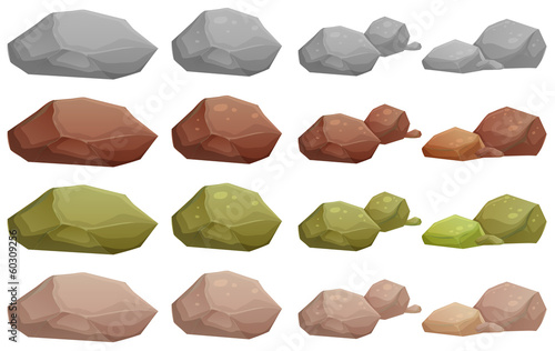 Different rocks photo