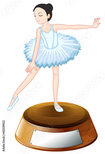 A trophy for ballet dancing